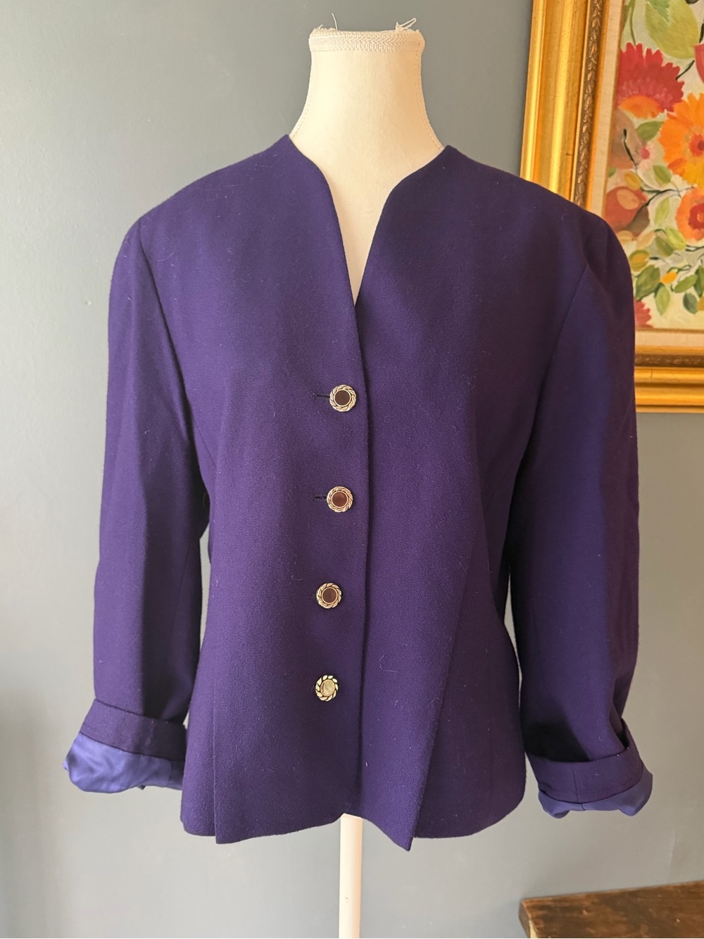 Pendleton Purple Blazer Jacket